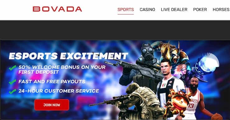 CoD esports betting at Bovada