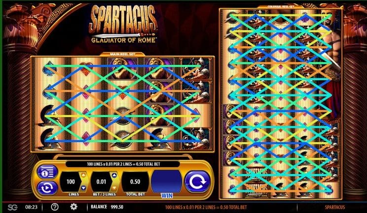 Spartacus Slots Colossal Reel