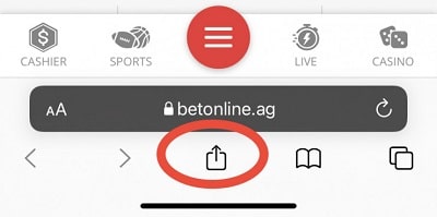 BetOnline North Dakota Mobile Share