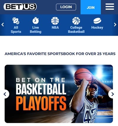 BetUS Mobile Sportsbook Site