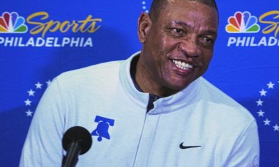 76ers Doc Rivers picks up 100th playoff win of NBA coaching career