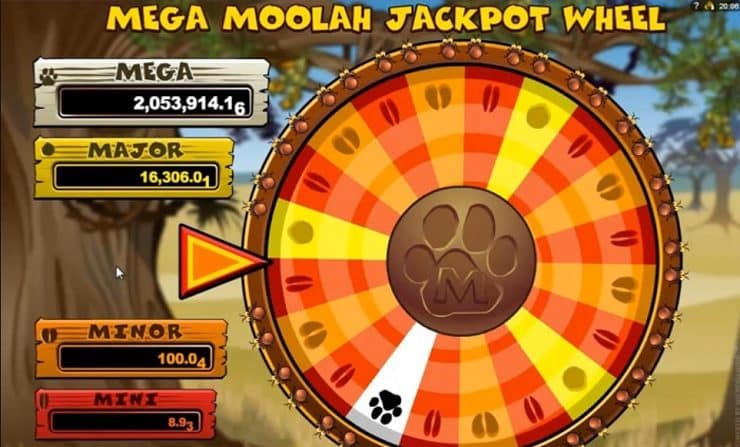Mega Moolah Bonus Jackpot