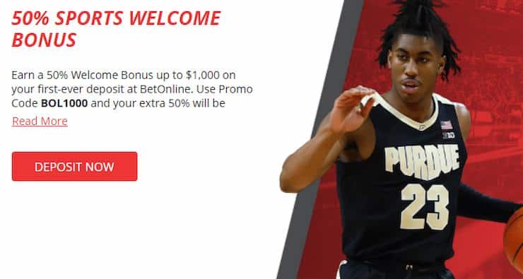 BetOnline GA sportsbook - welcome bonus