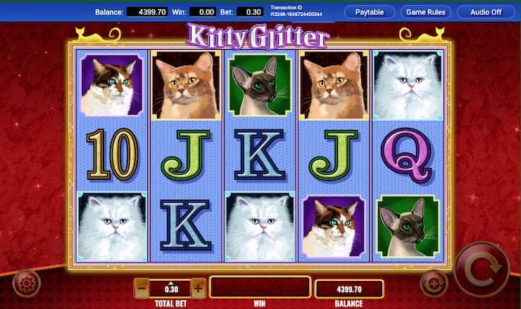 kitty glitter online slot review
