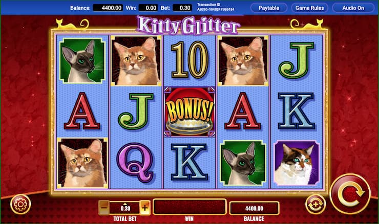 kitty glitter slot review