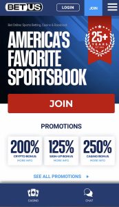 BetUS homepage - Best RI sports betting apps 