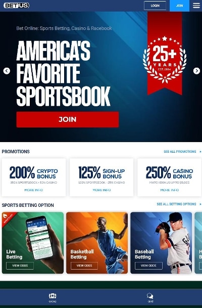 Best Vermont Sports Betting Apps - BetUS