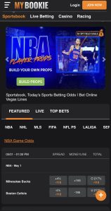 MyBookie homepage - Best RI sports betting apps