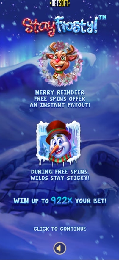 Stay Frosty Slot Review - Mobile App
