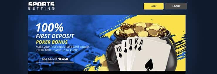 Sportsbetting.ag homepage - The best crypto poker sites