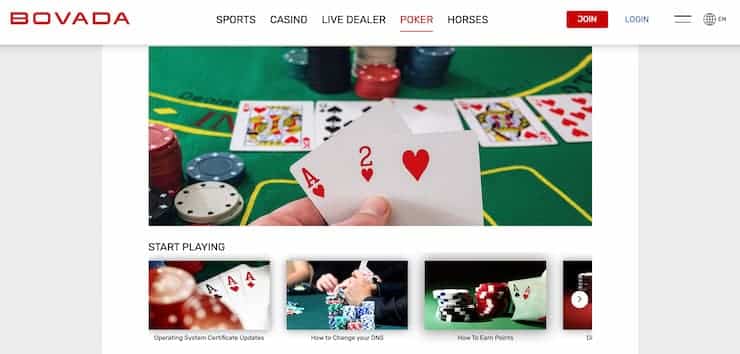 bovada - poker betting tips