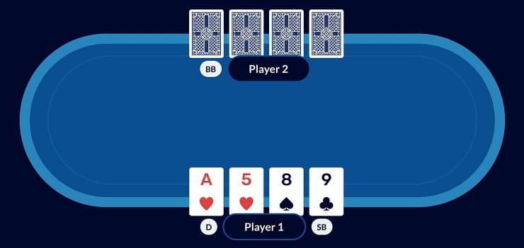 Badugi Poker Table