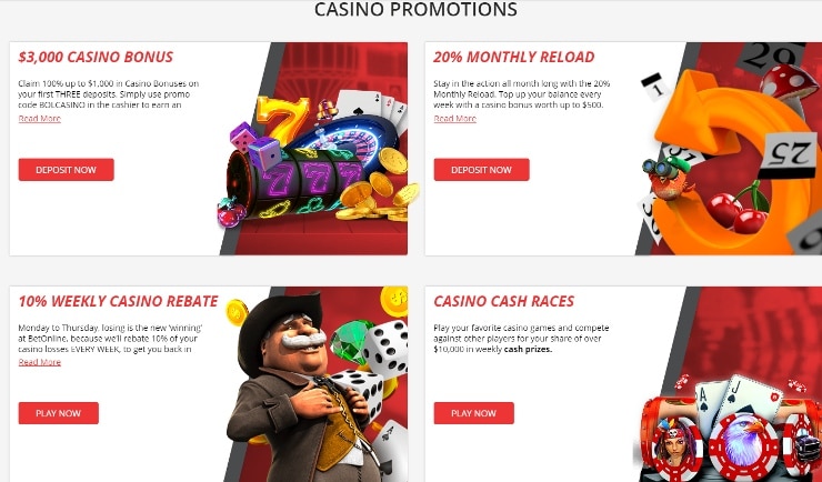 Best Online Casinos - Bonuses