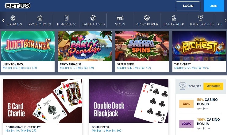 best offshore online casinos - BetOnline