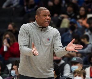 Doc Rivers on 76ers tampering: "You handle it, because it's not true"