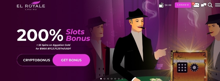 El Royale Casino Bonus Code - Welcome Crypto Offer