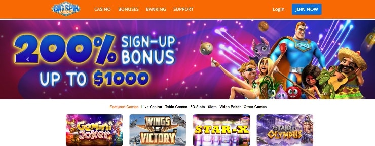 Texas Online Casino - Big Spin
