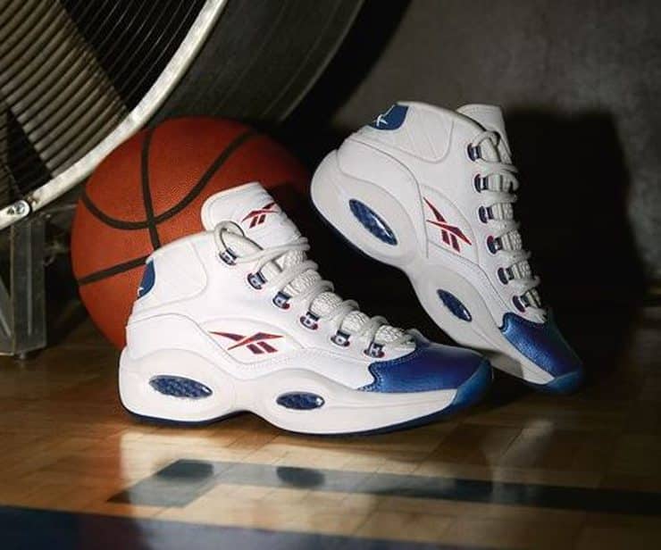 Reebock releases Allen Iverson Mid Question "Blue Toe" Shoes on August 19