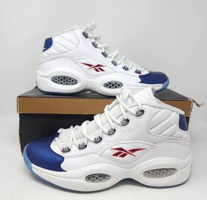 Reebock Releases Allen Iverson Mid Question 'Blue Toe' Shoes August 19th