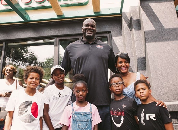 Shaquille O'Neal on buying gifts for fans: "It's all about the kids"
