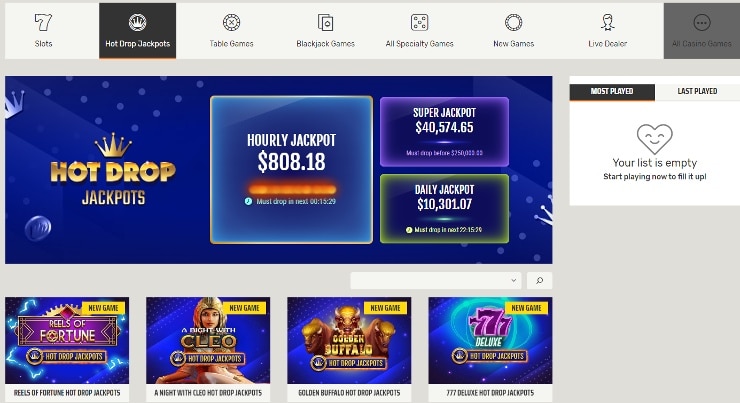 Jackpot Casinos - Fixed Jackpots