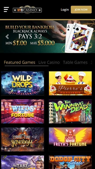 NJ casino apps - MyB Casino