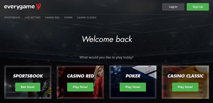 Best Missouri online gambling site - Everygame