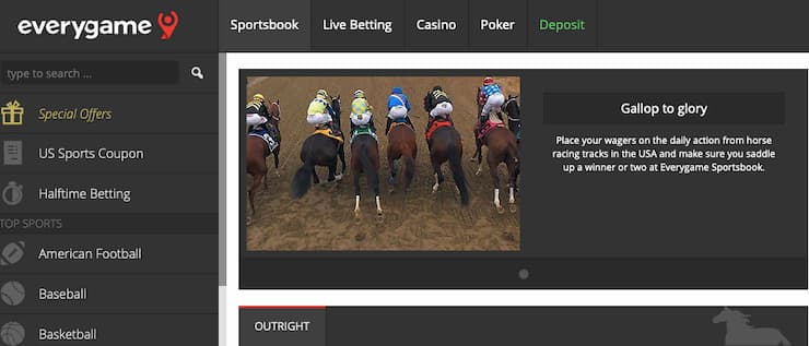 Horse Racing Betting Site in Georgia - Everygame