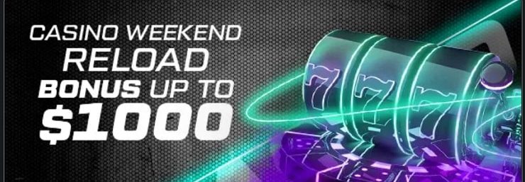XBet Casino Weekend Bonus Offer