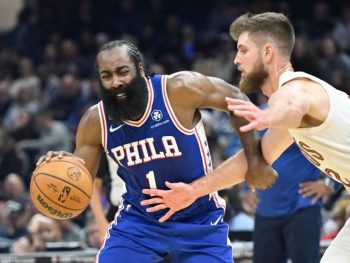 James Harden joins Wilt Chamberlain as only 76ers to record 20-assist triple-double