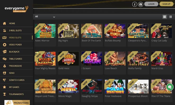Everygame Casino Online