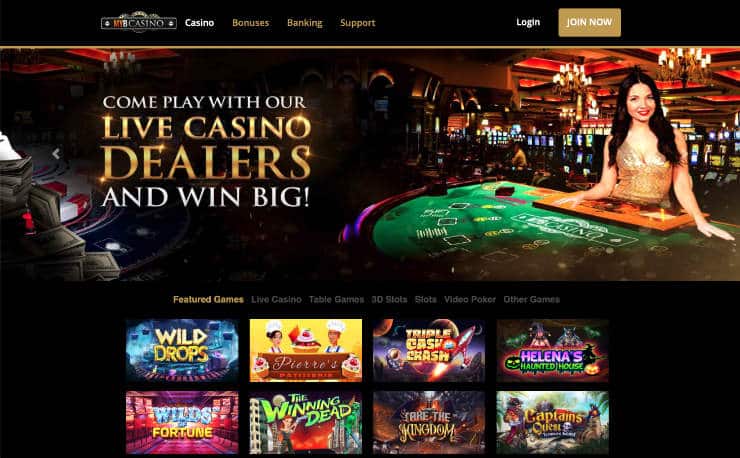Featured Games at MYB Casino