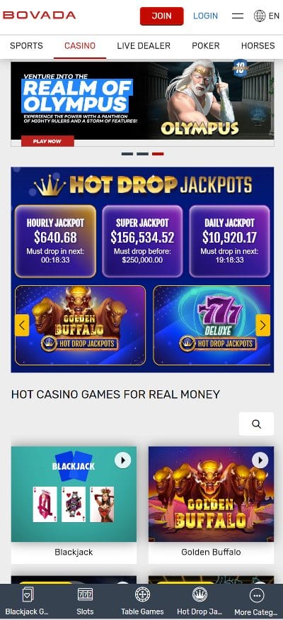 VA casino apps - Bovada Casino