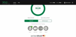Wild Casino - Deposit