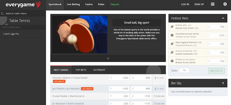 Best Table Tennis Betting Apps [cur_year] - Get Over $5,000 in Free Bets on Table Tennis Apps