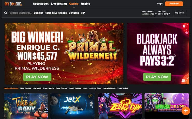 Online Casino Games at MyBookie