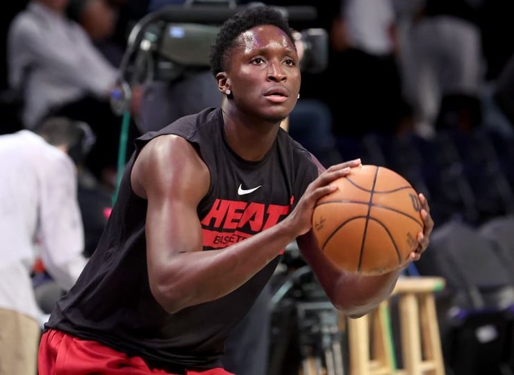 Heat guard Victor Oladipo not close to returning from knee injury