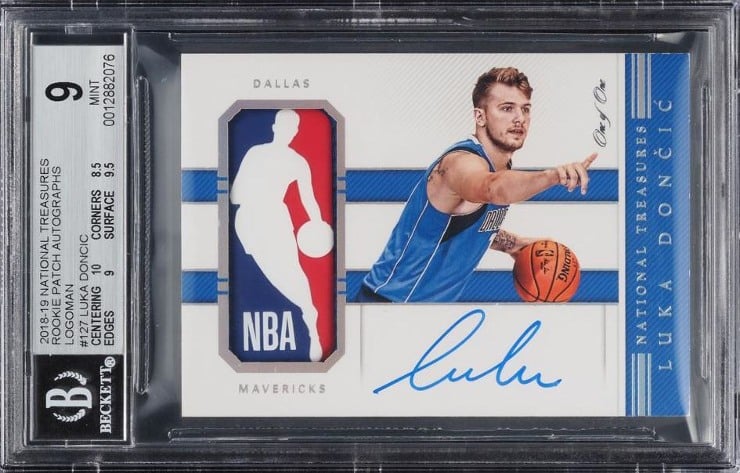 Mavericks Luka Doncic rookie card sells for record $3.12 million at auction