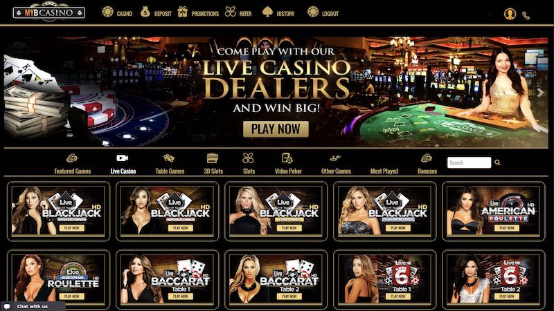 MyB Casino Liv Baccarat Online USA