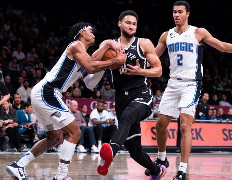 Nets Ben Simmons (knee) day-to-day after exit vs. Magic