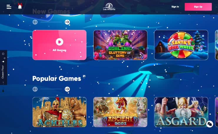 Las Atlantis Bitcoin Games