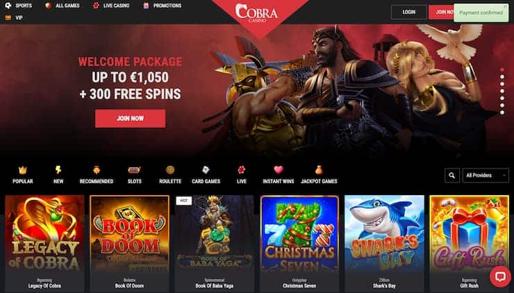 Cobra Casino Ireland