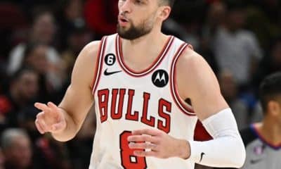 Bulls guard Zach LaVine frustrated with lack of foul calls free throws