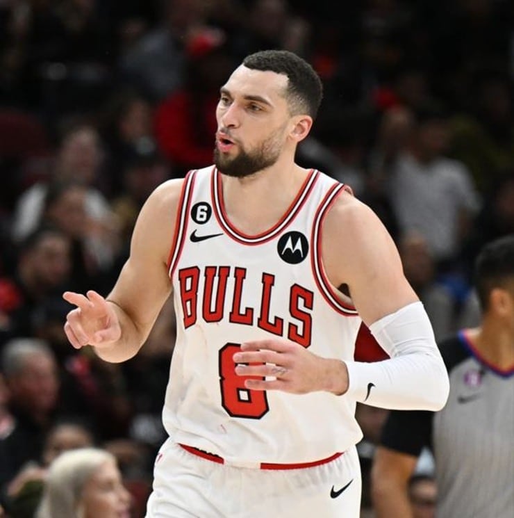 Bulls guard Zach LaVine frustrated with lack of foul calls free throws