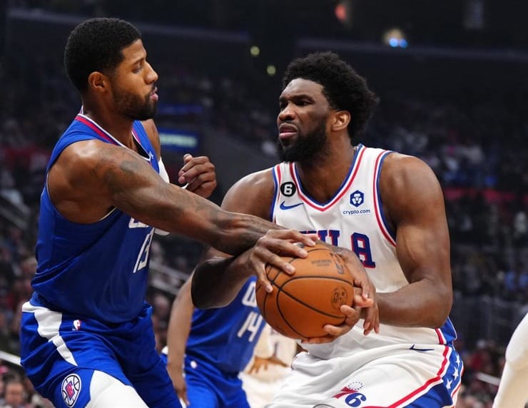 76ers Joel Embiid tied with Giannis Antetokounmpo for second-most 40-point games this season