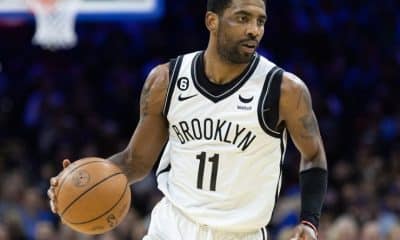 Kyrie Irving is the first Nets player with 30 points, five assists in five straight games in a single NBA season