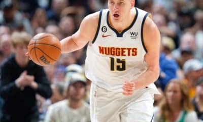Denver’s Nikola Jokic is the third player in league history to have 10+ games with 20+ points, 15 +rebounds, and 10+ assists in a single season