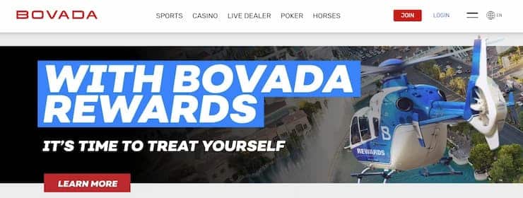 Bovada, with plenty of promotions