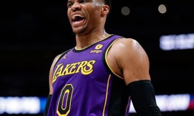 Lakers trade Russell Westbrook, first-rounder to Jazz for Timberwolves Malik Beasley, D'Angelo Russell, and Jarred Vanderbilt