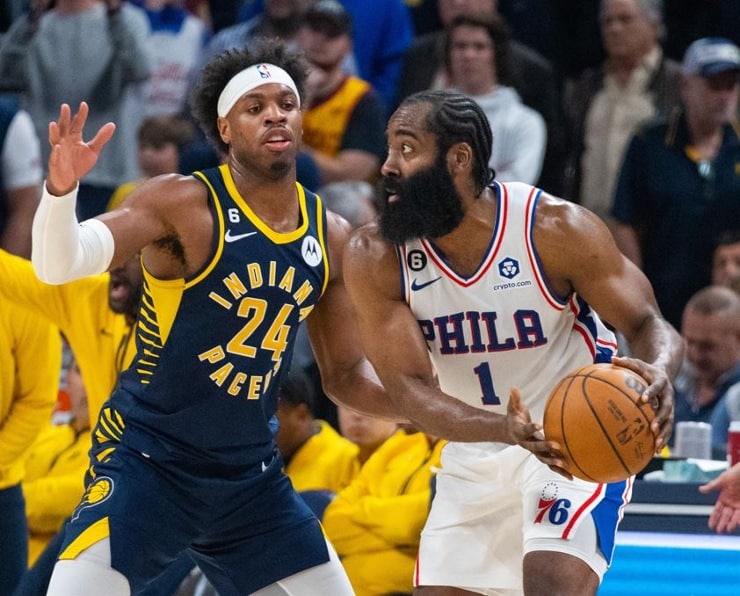 76ers, Pacers combined for 290 points, sixth game with 140+ points without overtime